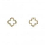 Load image into Gallery viewer, Andi - Gold Plated Swarovski Crystal Clover Earrings - New for 2024
