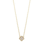 Load image into Gallery viewer, Aaliyah - 18k Gold Plated Crystal Clover Necklace - New for 2024
