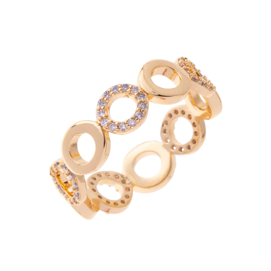 Juliet - 18k Gold Vermeil & Swarovski Designer Cocktail Ring