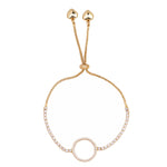 Load image into Gallery viewer, Camilia - Stunning Swarovski 18k Gold Vermeil Circle Expander Bracelet
