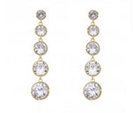 Load image into Gallery viewer, Cara -Sparkling Crystal Drop Earrings
