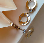 Load image into Gallery viewer, Ferhet - 18k Gold Plated Designer Inspired Necklace with Swarovski Crystal &amp; Charms
