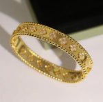 Load image into Gallery viewer, Anju - 18k Gold Plated Swarovski Designer Perlée Bangle
