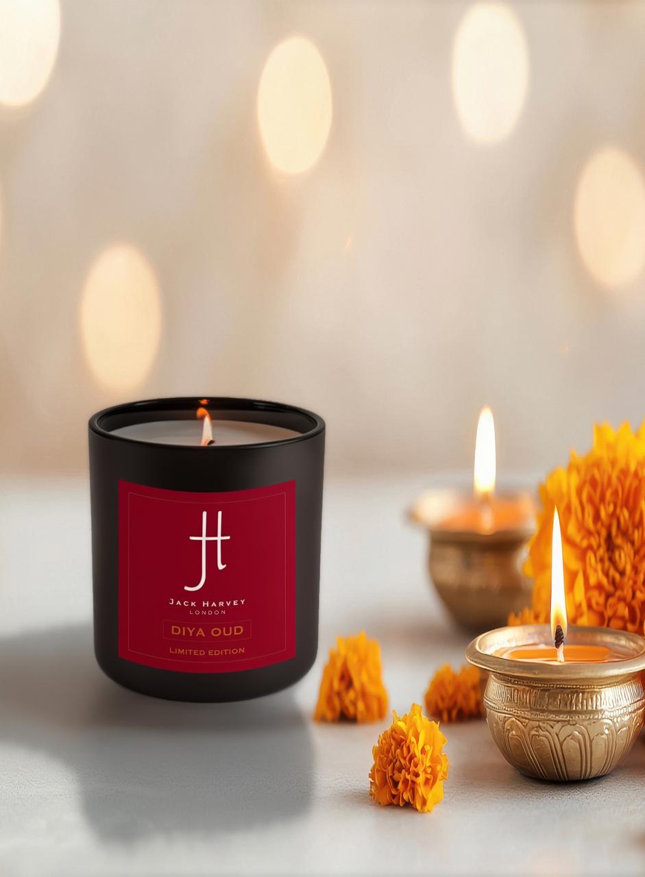 DIYA OUD LIMITED EDITION - 30cl LUXURY CANDLE - *FREE LARGE 200ml REED DIFFUSER WITH EVERY CANDLE WITH THE CODE 🪔DIYA🪔