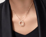 Load image into Gallery viewer, Dhara - 18k Gold Plated “Love” Inspired Necklace with Screw Detail
