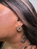 Load image into Gallery viewer, Kisha - Sparkling Clover Link Earrings - 18k Gold Vermeil - New for 2024
