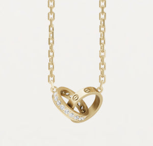 Verity GOLD - 18k Gold Plated & Swarovski Crystal Couture Designer Inspired Necklace