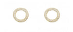 Load image into Gallery viewer, Lara - Sparkling Crystal Swirl Curcle Drop Earrings - 18k Gold Vermeil
