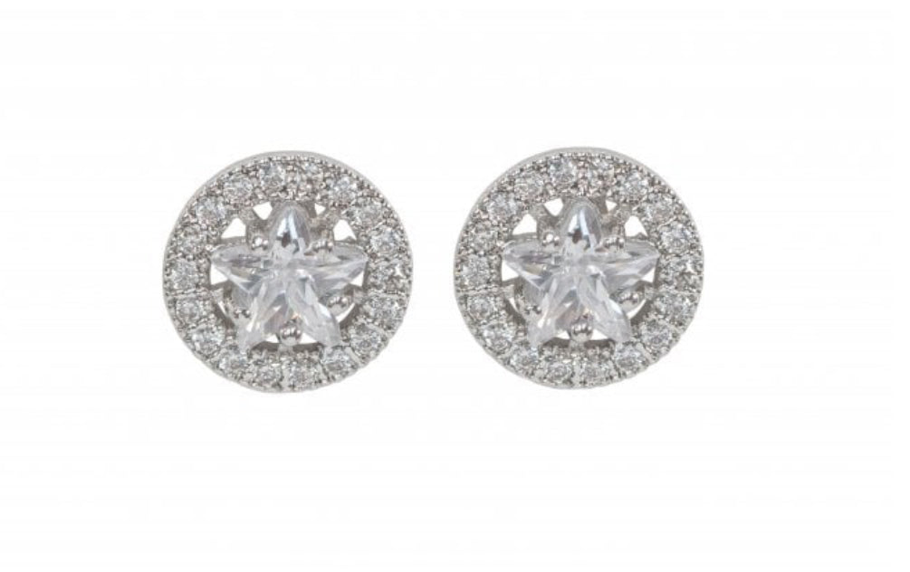 Sarah - Flawless  10mm sparkling Cubic Zirconia silver studs. Simple and showstopping - New for 2024