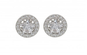 Sarah - Flawless  10mm sparkling Cubic Zirconia silver studs. Simple and showstopping - New for 2024