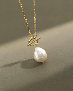 Niki - 18k Gold Vermeil & Freshwater Pearl Necklace