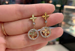 Load image into Gallery viewer, Anita - Sparkling Swarovski Crystal 18k Gold Vermeil Drop Earrings
