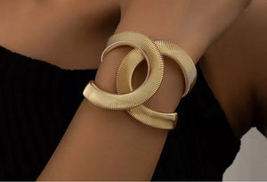 Nishtha - Couture Designer Statement Bangle - 18k Gold Vermeil