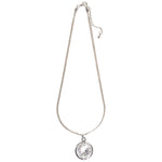 Load image into Gallery viewer, Mansura - Long Statement 18k White Gold Vermeil Crystal Pendant Necklace - New for 2024
