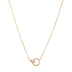 Load image into Gallery viewer, Dhara - 18k Gold Vermeil Swarovski Circles Necklace - New for 2024
