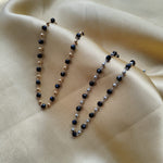 Load image into Gallery viewer, Ash - ANKLET - Stunning 18k White Gold Plated Mangalsutra Crystal Anklet
