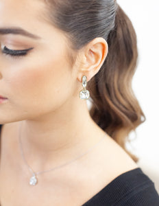 Sharmila - Glamorous Crystal Earrings