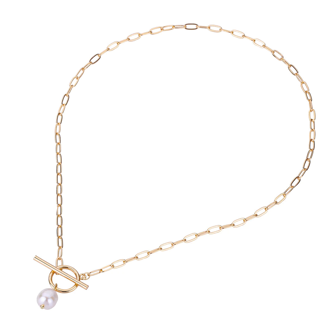 Niki - 18k Gold Vermeil & Freshwater Pearl Necklace