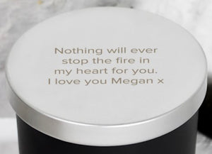 Candle Lid Engraving