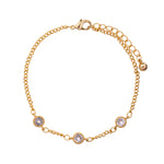 Load image into Gallery viewer, Nathalie - Elegant 18k Gold Vermeil Swarovski Pavé Crystal Bracelet
