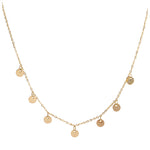 Load image into Gallery viewer, Mona - 18k Gold Vermeil Coin Short Necklace
