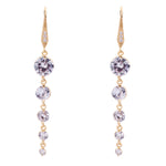 Load image into Gallery viewer, Gemma - Stunning 18k Gold Vermeil &amp; Crystal Chandelier Earrings
