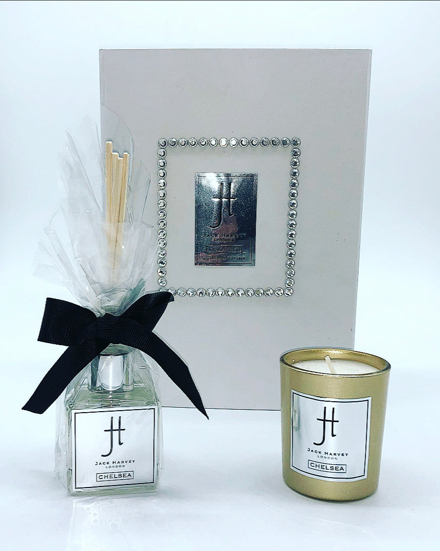 CHELSEA/LONDON OUD Candle & Reed Diffuser Gift Box