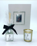 Load image into Gallery viewer, CHELSEA/LONDON OUD Candle &amp; Reed Diffuser Gift Box
