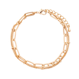 Anoli - 18k Gold Vermeil Layered Designer Bracelet